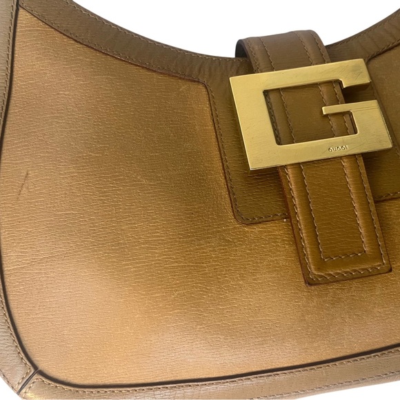 Gucci Jackie Vintage Handbag - Camel Leather - Picture 5 of 14